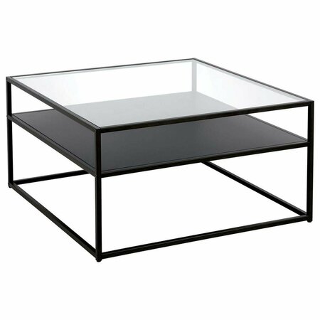 HENN & HART Ada Blackened Bronze Square Coffee Table CT1055